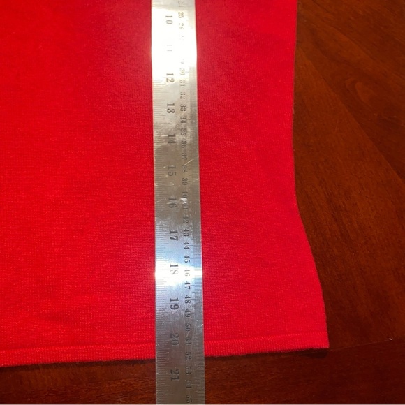 Women's Red Sweater Cashmere Excellent Quality - Picture 4 of 7